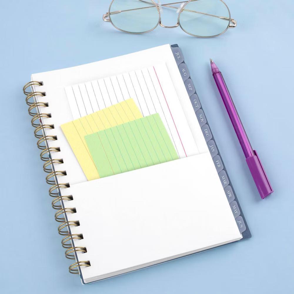 Mead 5.5"x8.5" 2026-2027 Weekly/Monthly Small Colorful Hearts Planner - Image 12