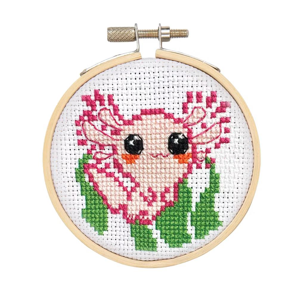NMR Distribution Axolotl Cross Stitch Embroidery Kit - Image 4