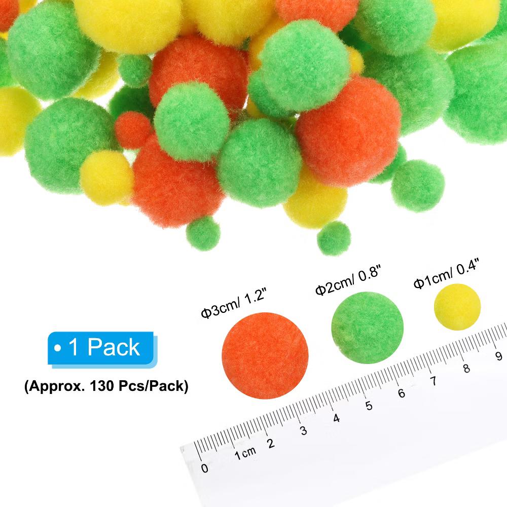 Creative Handicraft Decoration Home Art Supplies Pom Poms 130 Pcs - Image 8