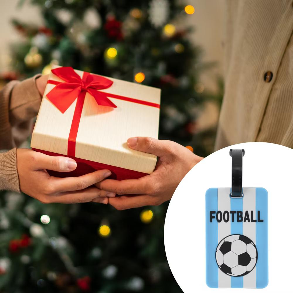 Football Pattern Luggage Tag 1 Pc - Image 7