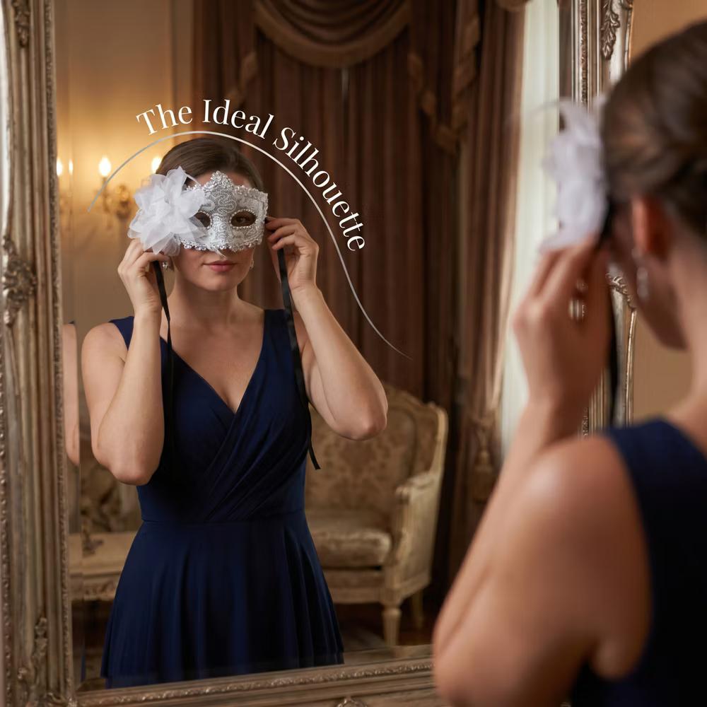 Venetian Masquerade Side Flower Rose Eye Mask for Halloween Costume Party Decor - Image 56