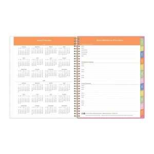 Blue Sky 8.5"x11" 2026-2027 Weekly/Monthly Teacher Planner Frosted with Notebook and Pouch Beautiful Minds