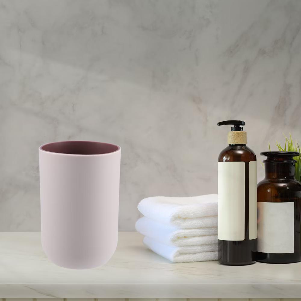 2Pcs Bathroom Tumblers Bathroom Toothbrush Cup Blue 4.33''x2.76'' 350ml - Image 57