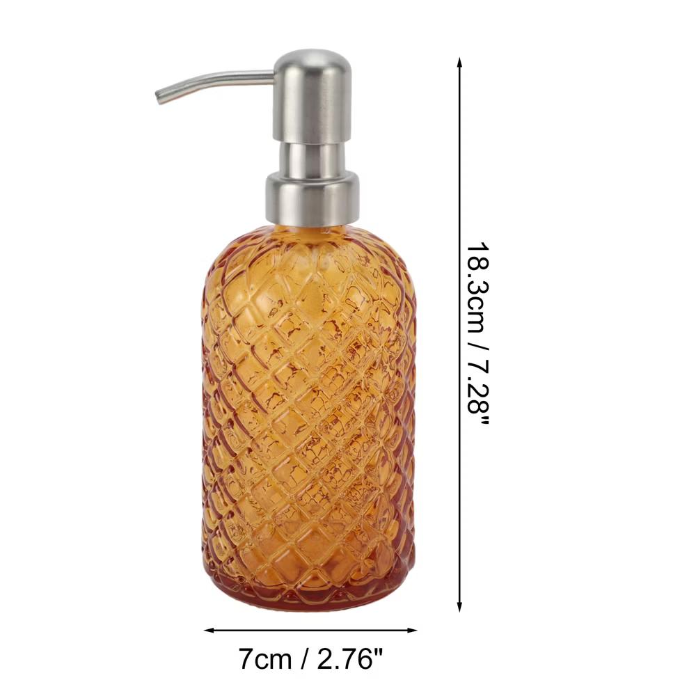 Simple Cylindrical Soap Pump Dispenser 400ml 1 Pc - Image 46