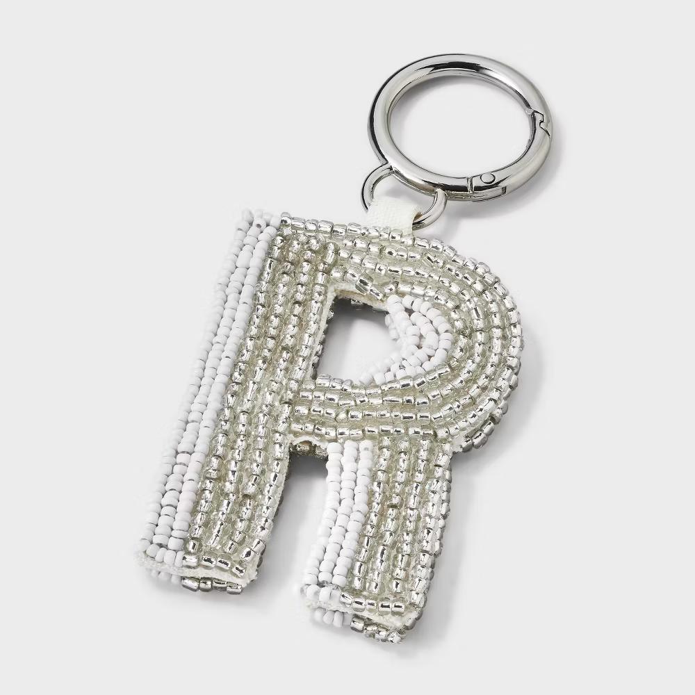 Beaded Monogram Letter Bag Charm - Image 16