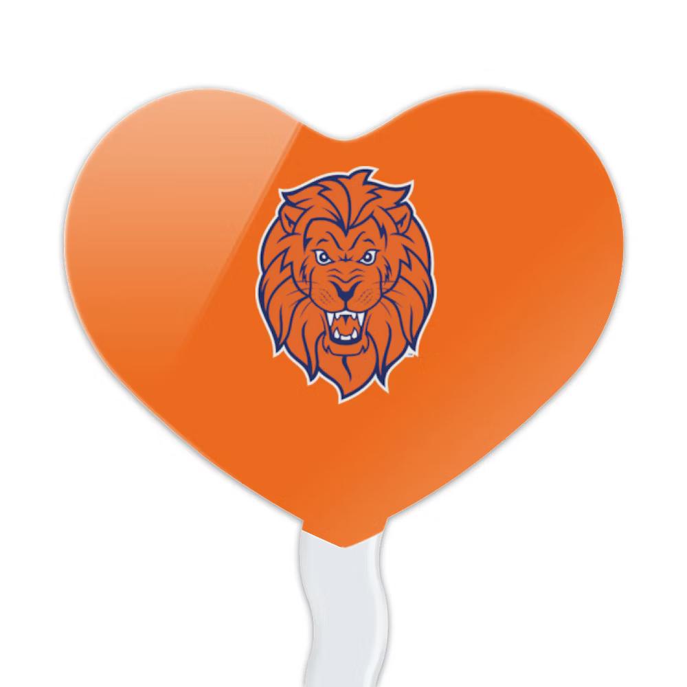 Lincoln University PA Primary Logo Heart Love Cupcake Picks Toppers Decoration Set of 6 - Image 4