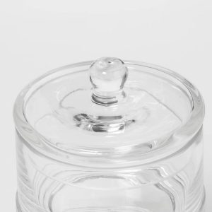 Tiered Canister Apothecary Glass Clear