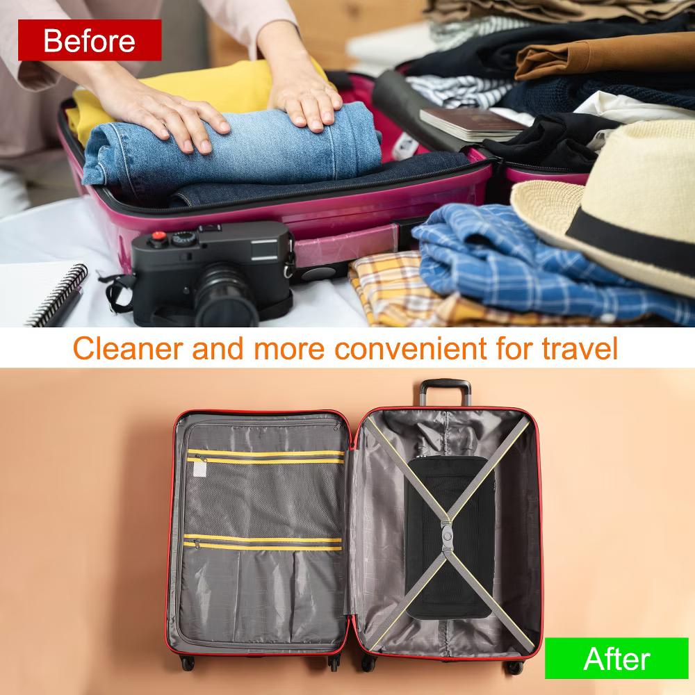 Compression Packing Cube Travel Luggage Organizers Bag 1 Pc - Image 39