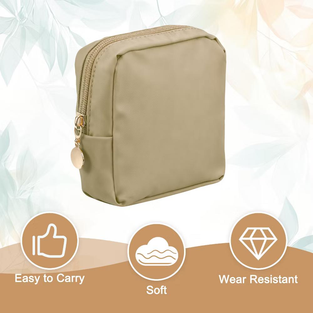 Storage Organize Travel Mini Cute Square Makeup Bag - Image 15
