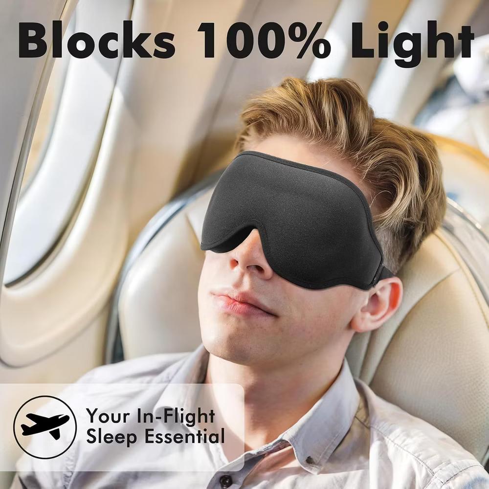 Albatross Health Sleep Eye Mask for Men and Women, Ideal for Lash Extensions, Travel Blackout Night Blindfold with Adjustable Strap - Image 10