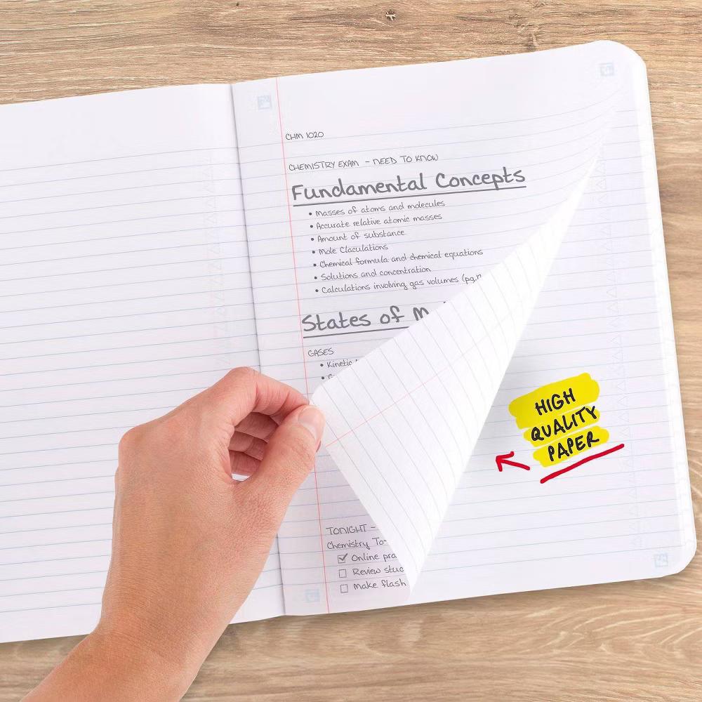 Five Star 7.5"x9.75" Active College Ruled Composition Book Swan - Image 2