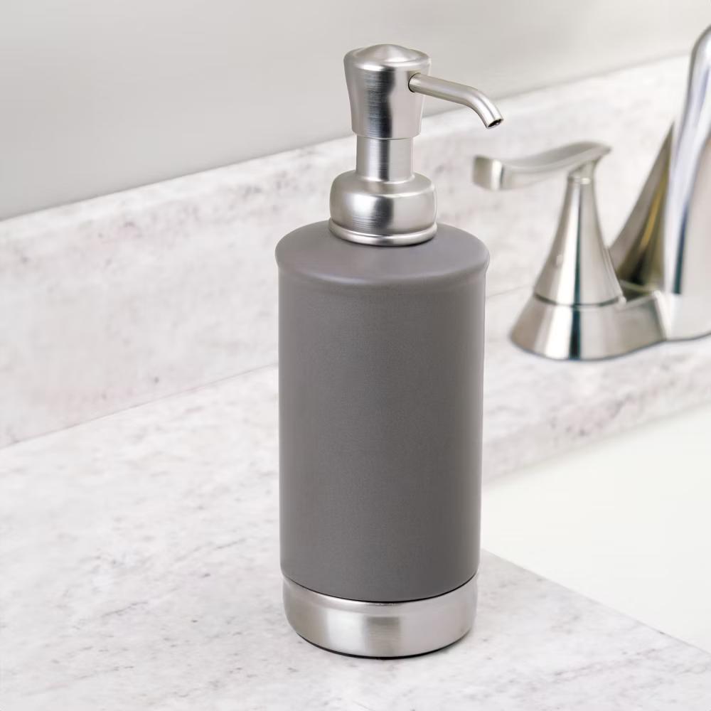 Soap Dispenser for Bathroom or Vanity - Holds Hand Soap or Lotion