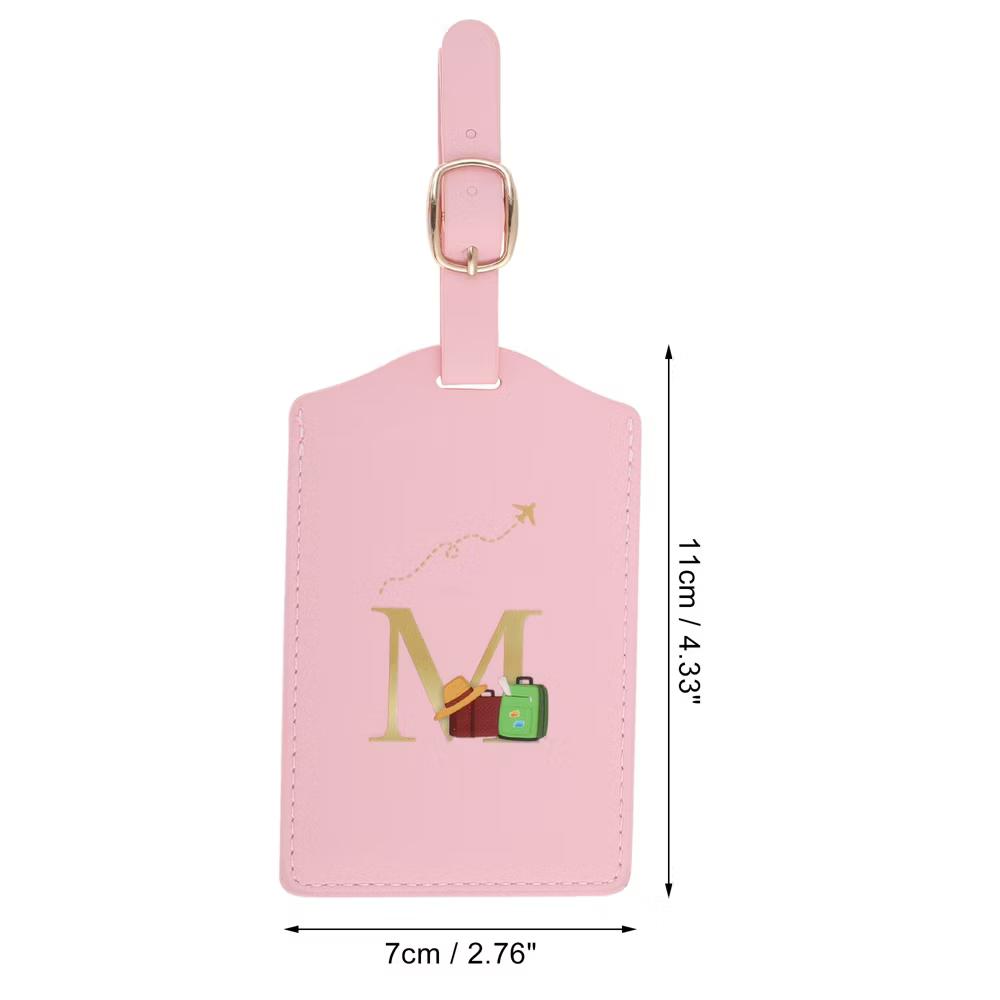 Letter Luggage Tag Pink 1 Pc - Image 38