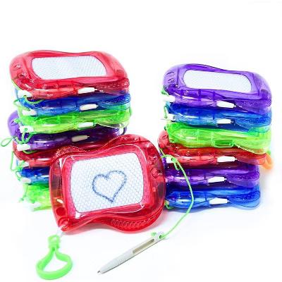 4E’s Novelty 12-Pack Mini Drawing Board Keychains – Erasable Doodle Pads for Kids Party Favors & Classroom Use - Image 2