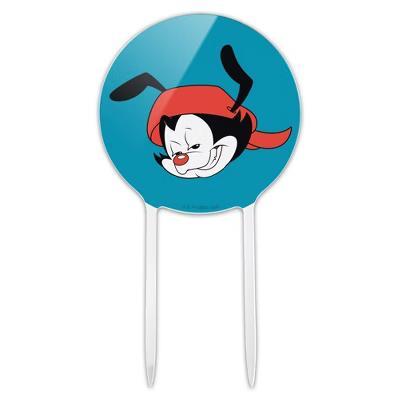 Wakko Head Acrylic Cake Topper Party Decoration for Wedding Anniversary Birthday Graduation - Image 3