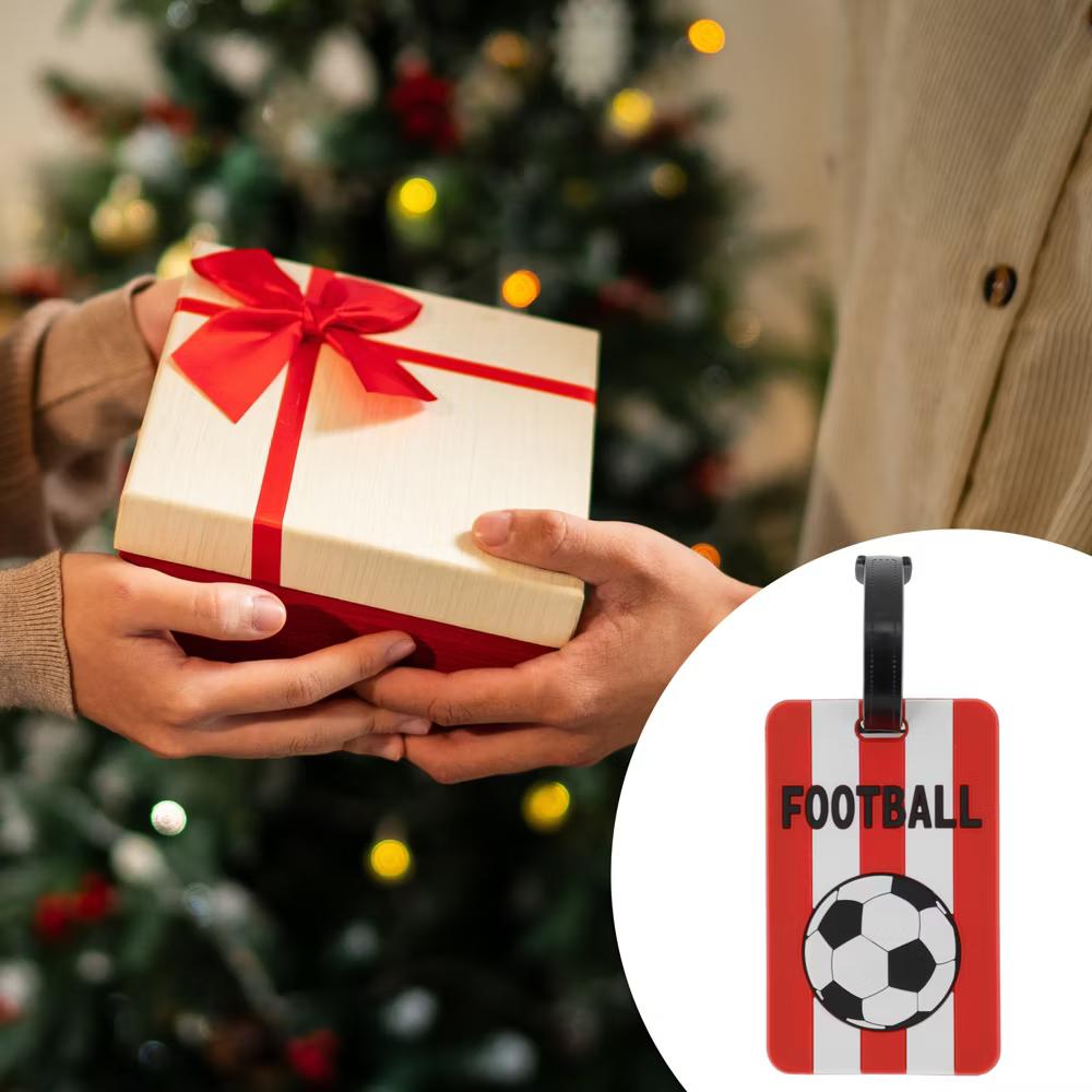 Football Pattern Luggage Tag 1 Pc - Image 3