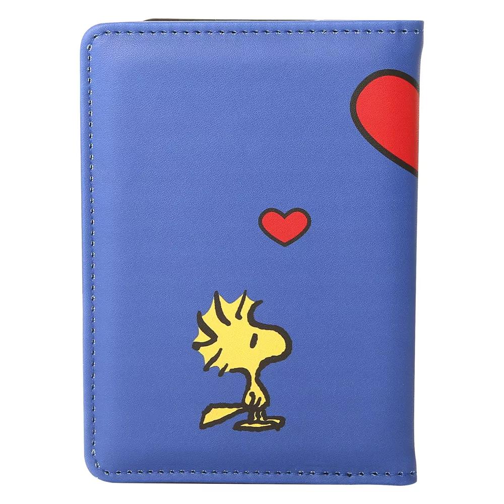 Peanuts Snoopy Blue Heart Woodstock Passport Holder - Image 5
