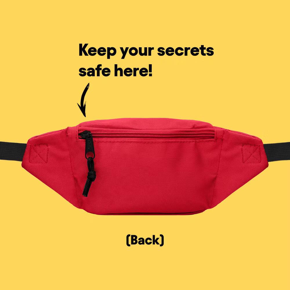 Dalix Fanny Pack w/ 3 Pockets Traveling Concealment Pouch Airport Money Bag - Image 43