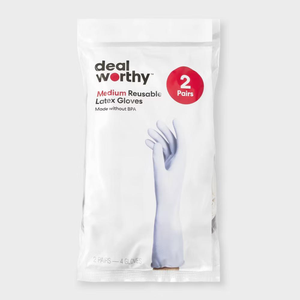 Reusable Latex Gloves - 2ct - Image 6