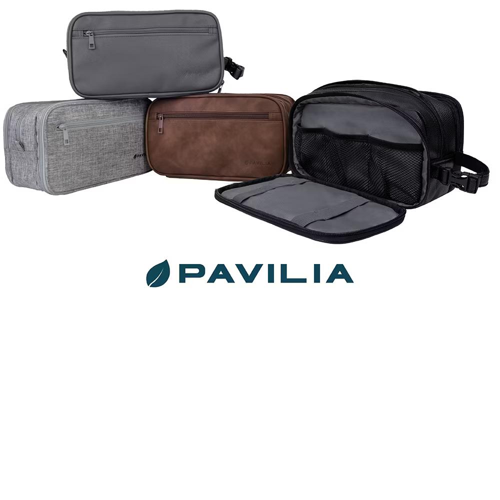 Toiletry Bag for Men, Travel Pouch Essentials Shaving Dopp Kit, Water Resistant Organizer Case Accessories - Image 25