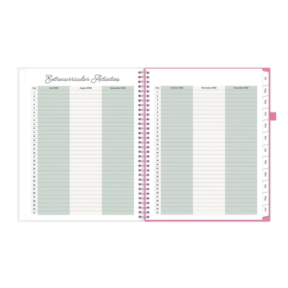 Blue Sky Your Year Parent Weekly/Monthly Planner Wirebound 8.5"x11" Rossi Floral - Image 20