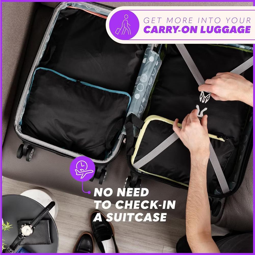 Blissford Compression Packing Cubes Travel, 4 Set