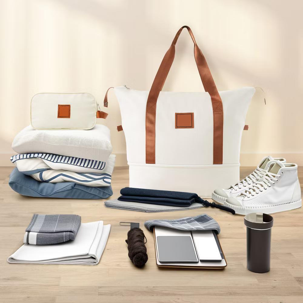 3 PCS ABS Lightweight Hard Shell Carry on Luggage(20") with Travel Bag, Spinner Wheels and TSA Lock - ModernLuxe - Image 30