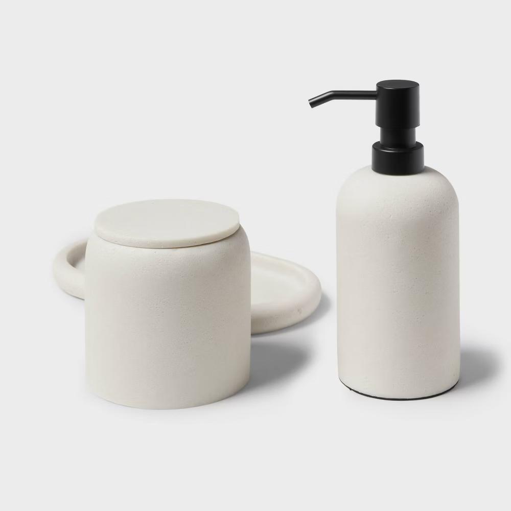 Concrete Resin Collection Covered Jar - Image 2