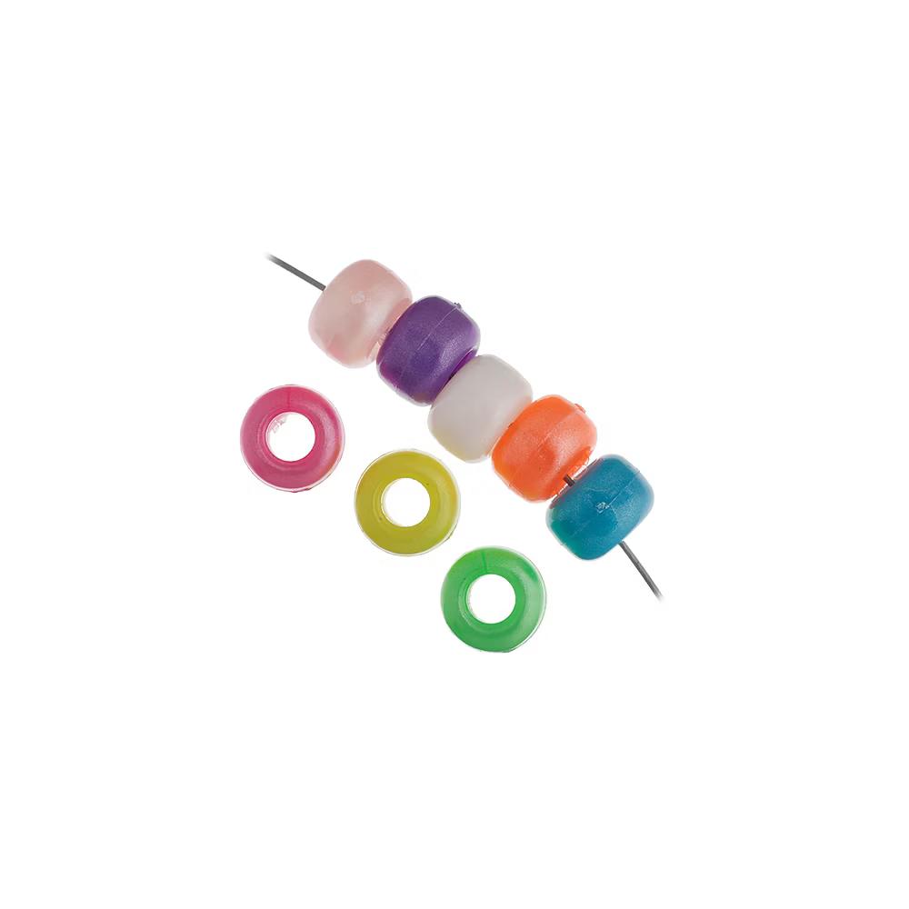 1000pcs 9mm Assorted Plastic Barrel Pony Beads for Jewelry Making Bracelets Necklaces DIY, Kandi Beads Bulk Crafting Beads - Image 19