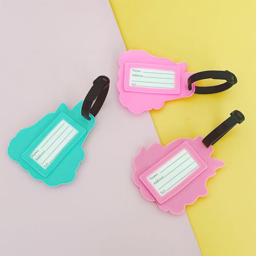Silicone Animal Luggage Tag with ID Card (Set of 3) - Image 2