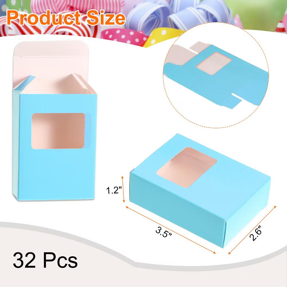 Durable Soap Packaging Boxes Window Design Versatile Applications Gift Box 32 Pcs - Image 33