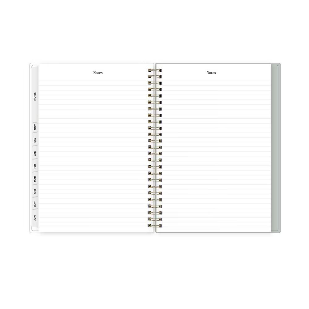 The Everygirl 5.875"x8.625" 2026-2027 Blue Sky Weekly/Monthly Planner Notes Fable Vines Frosted - Image 4