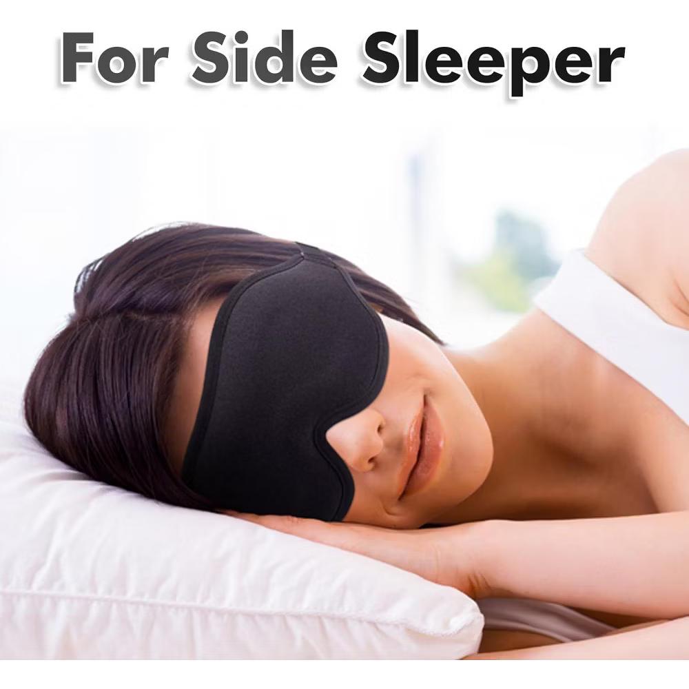 Albatross Health Sleep Eye Mask for Men and Women, Ideal for Lash Extensions, Travel Blackout Night Blindfold with Adjustable Strap - Image 5