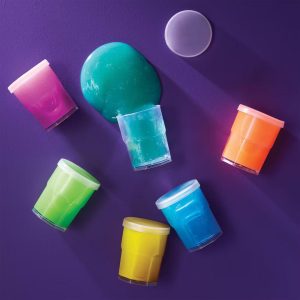 6ct Glow in The Dark Putty - Multicolor Party Favor Toys for Kids, Goodie Bags, All Occasions, Ages 4