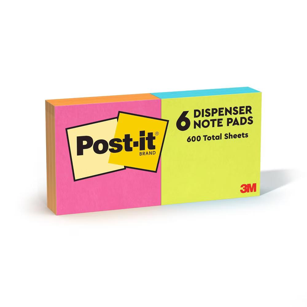 Poptimistic Pop-up Sticky Notes 6pk, 100 Sheets Each - Image 3