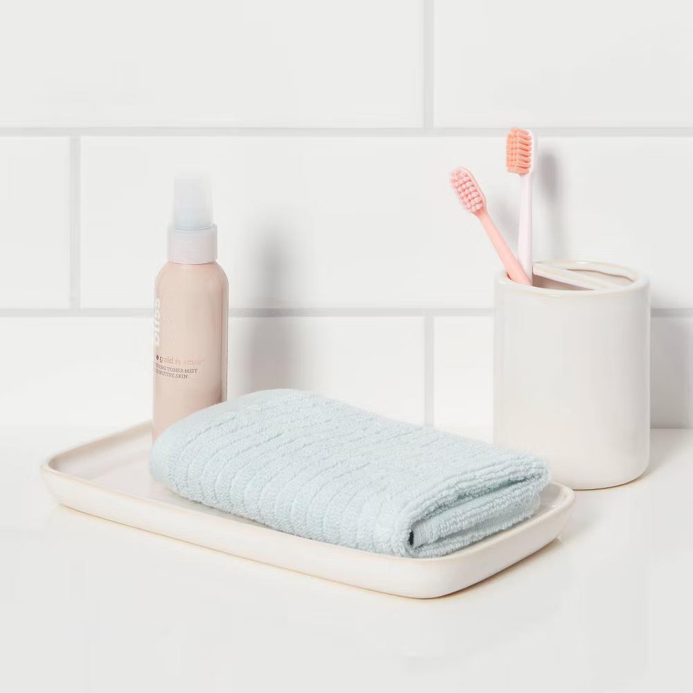 Ceramic Vanity Tray White - Image 4