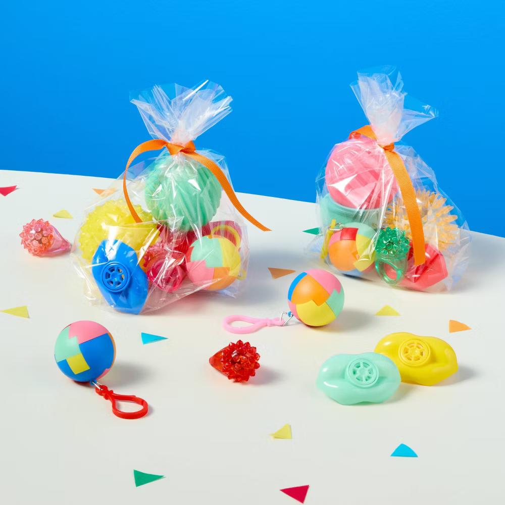 6ct Puzzle Balls - Multi-Colored Party Favors, Polypropylene, Ages 3- All Occasions, No Choking Hazard - Image 2