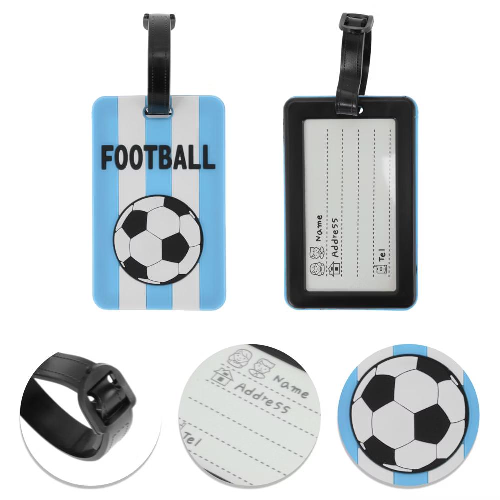 Football Pattern Luggage Tag 1 Pc - Image 10