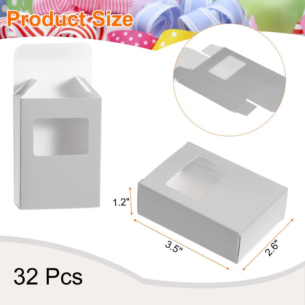 Durable Soap Packaging Boxes Window Design Versatile Applications Gift Box 32 Pcs - Image 41