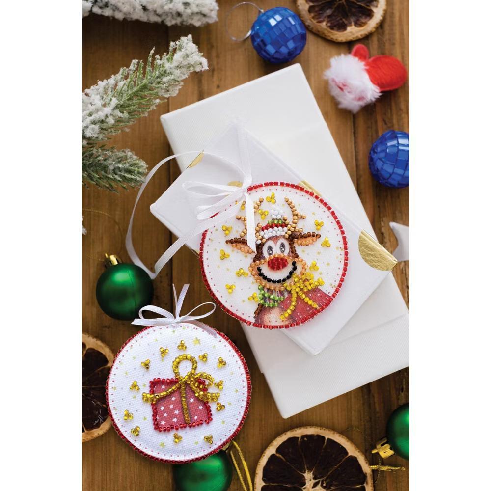 Art Bead Embroidery Decoration Kit - Christmas guest ABT-004 - Image 3