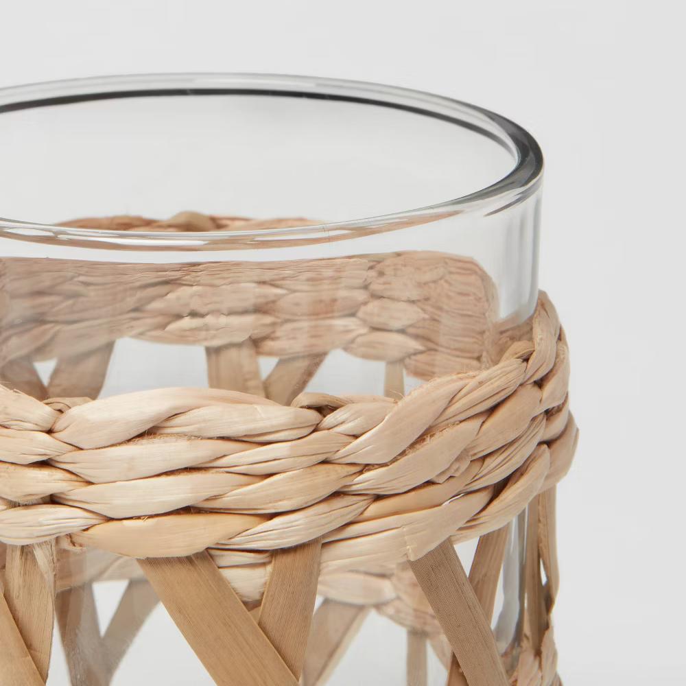 Woven and Glass Toothbrush Holder - Image 4
