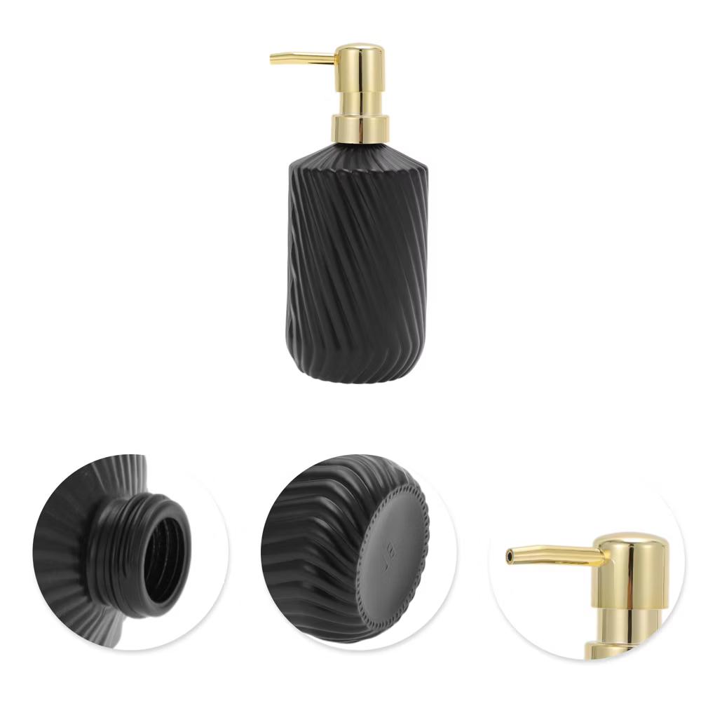 Durable Cylinder Twill Lines Soap Dispenser 1 Pc - Image 8