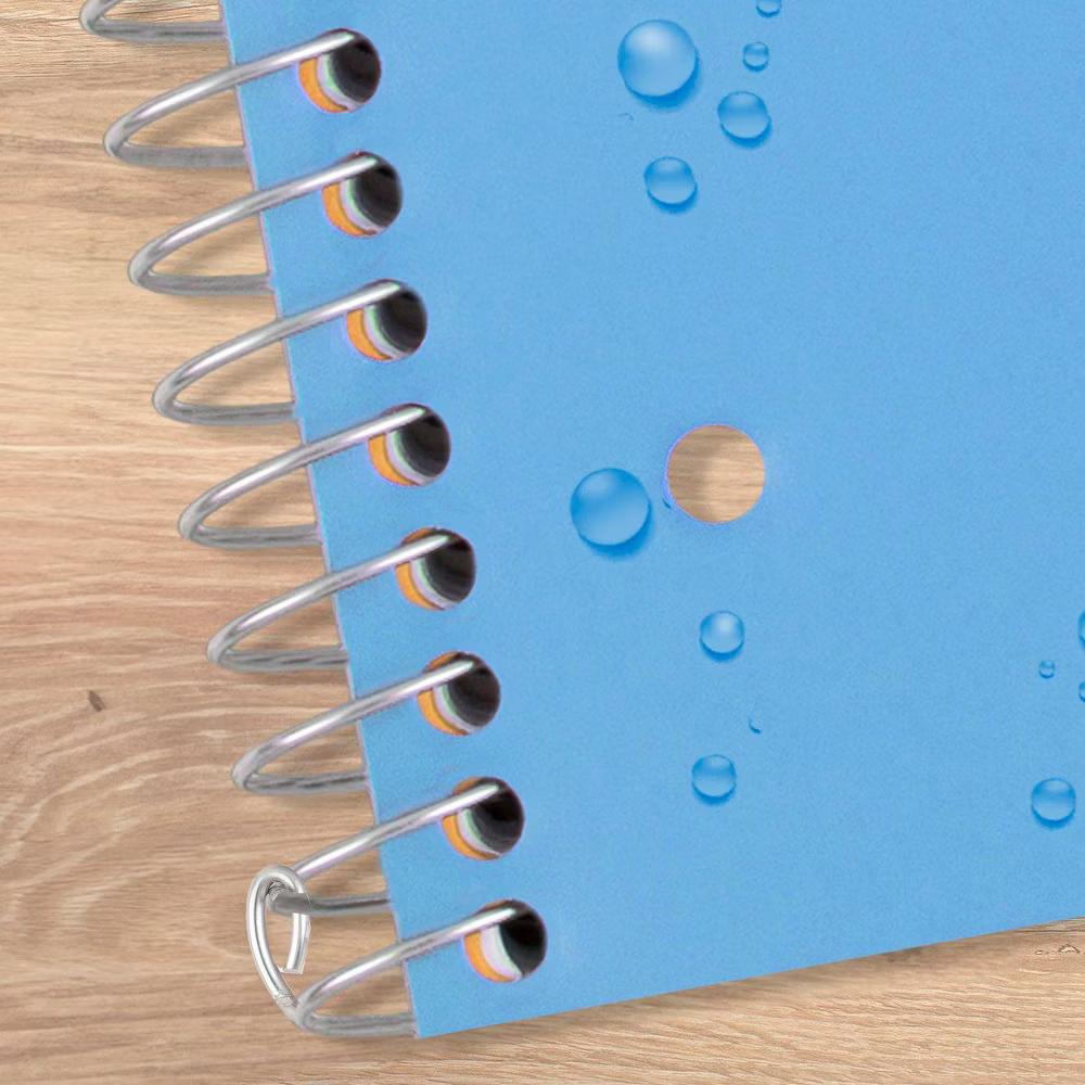 Five Star 8"x10.5" 1 Subject Wide Ruled Notebook Sky Blue 100 Pages - Image 6