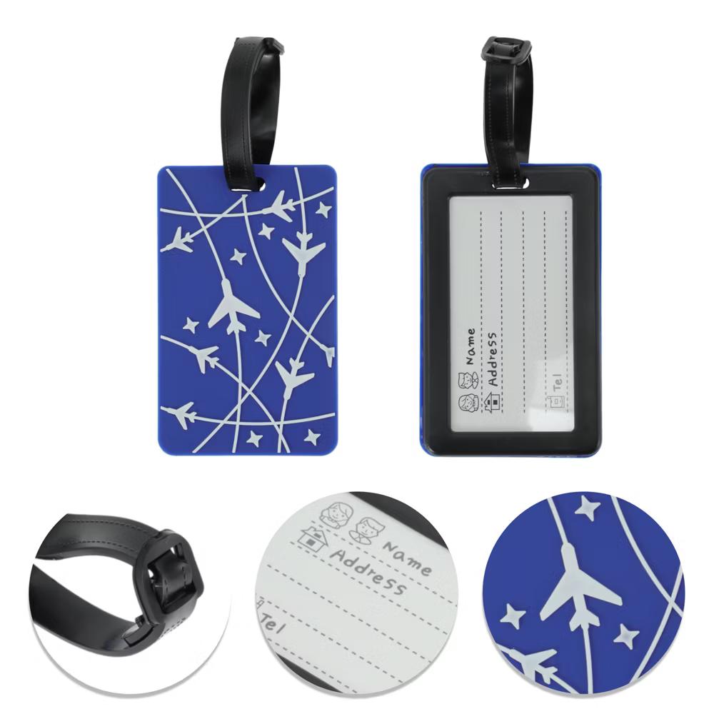 Airplane Lines Pattern Luggage Tag 1 Pc - Image 3