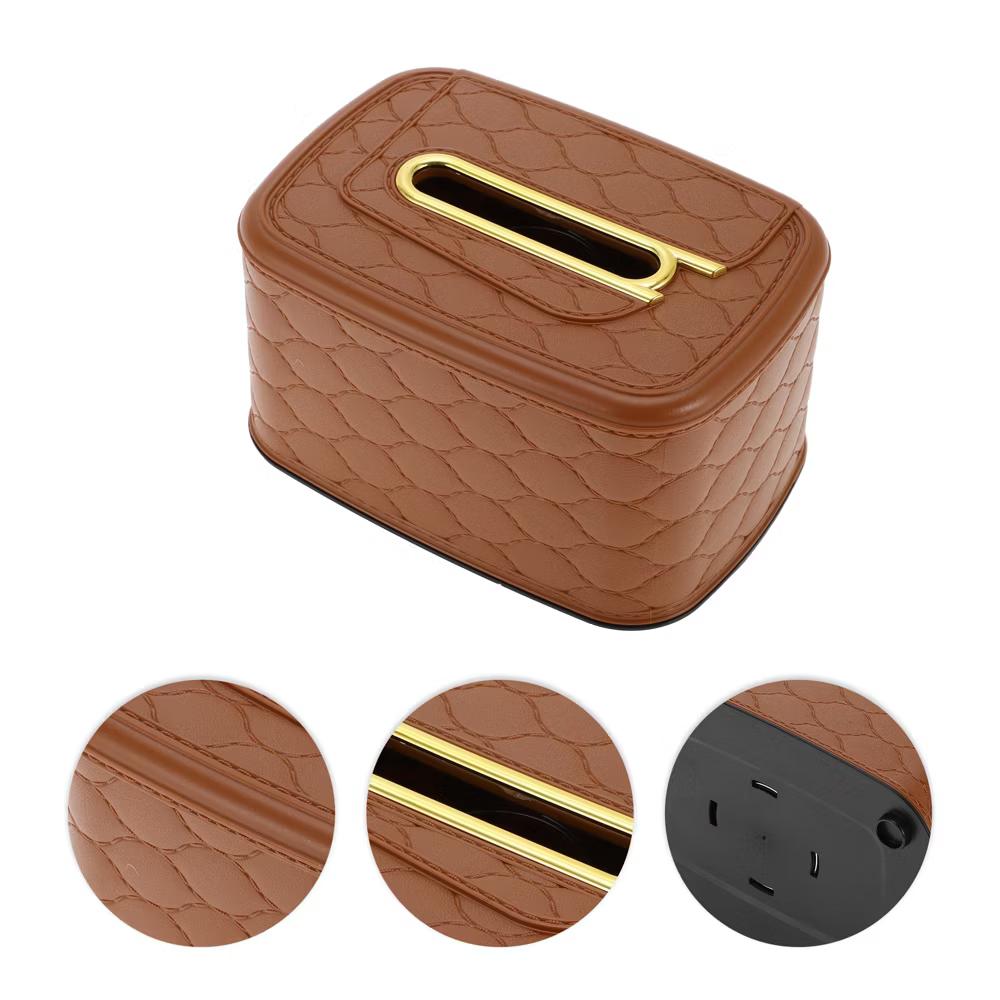 Durable With Spring Tissue Box Cover 1 Pc - Image 7