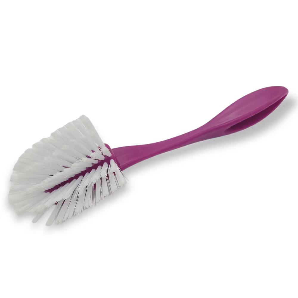 Handy Housewares 3 Piece Durable Dish Cleaning Scrubbing Brush Set - Multiple Brush Sizes - Image 3