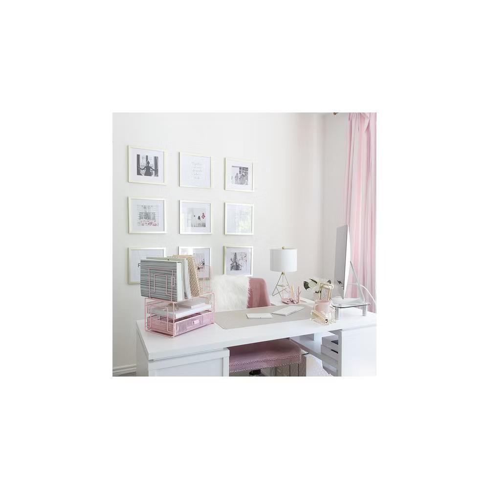 Blu Monaco Desk Organizer with File Sorters & Drawer - Image 33