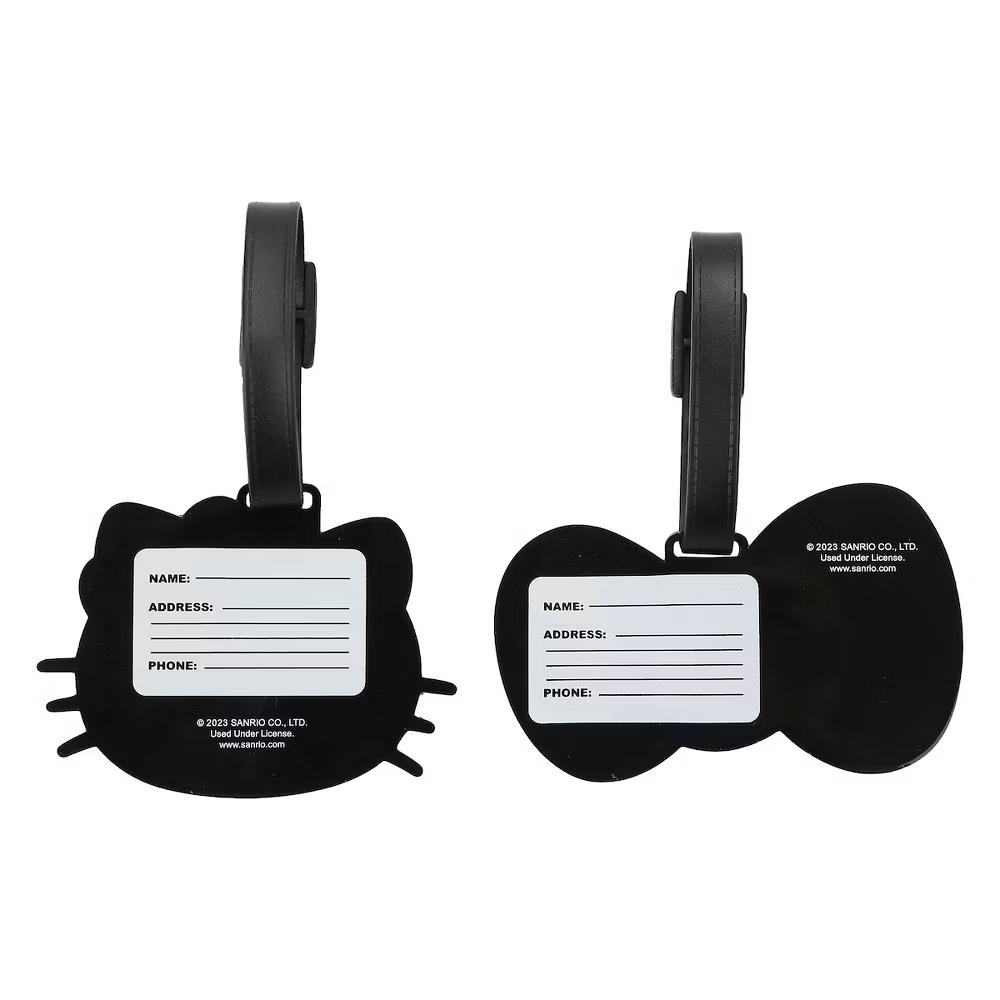 2pc Youth Luggage Tag Set - Molded Rubber with Printed ID Card - Image 2