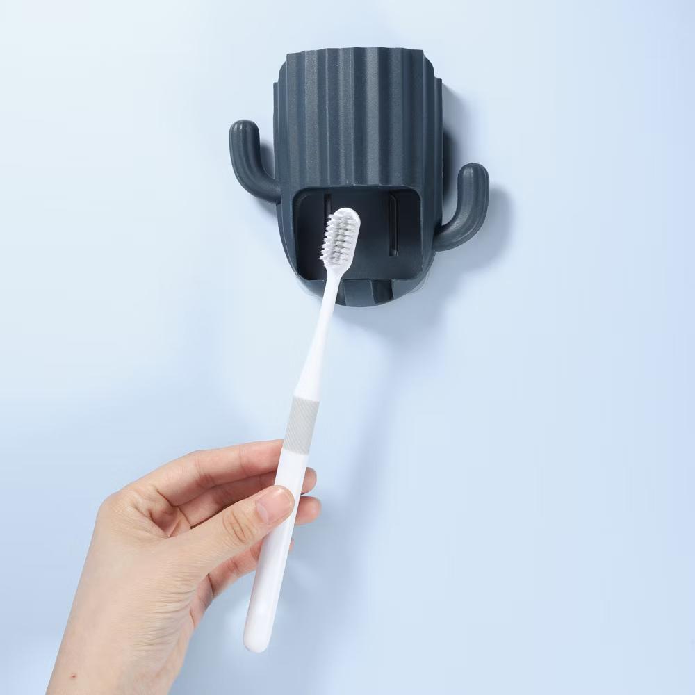 Cactus Wall Mounted Toothbrush Holder 1 Pc - Image 6