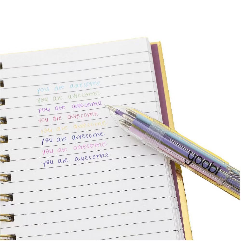 8" 1 Retractable Ballpoint Pen - Multicolor Clicky Pen with 1.0mm Point, Stationery & Office Supplies - Image 3